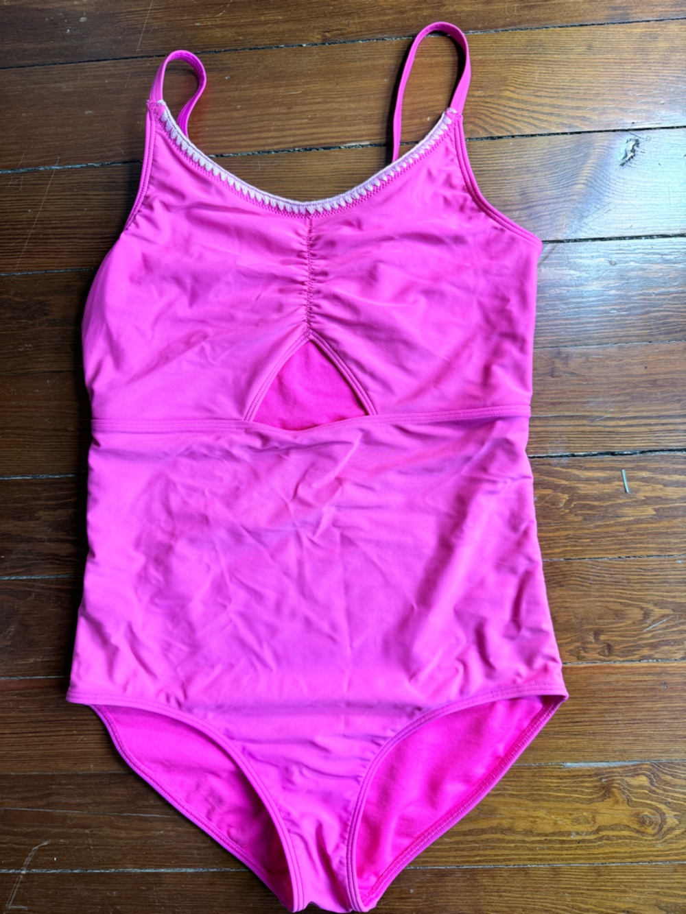 Abercrombie Kids Vibrant Hot Pink One-Piece Swimsuit